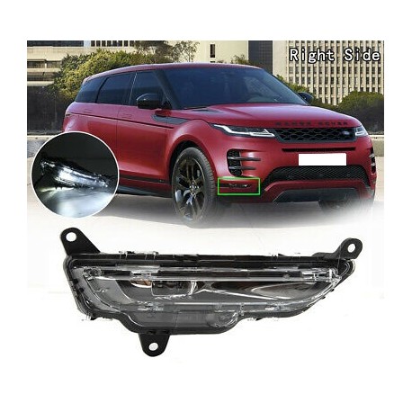  Accessoires de Voiture Avant antibrouillard Feux Bandes  Garniture antibrouillard Couverture calandre Couverture, pour Land Rover  Range Rover Evoque 2020 2021