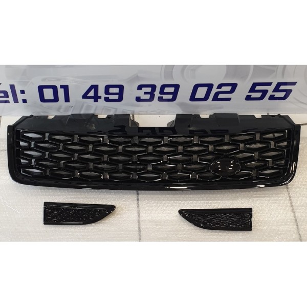 Kit Ensemble Calandre Grille de Radiateur avec 2 Enjoliveur D'aile LAND ROVER DISCOVERY SPORT