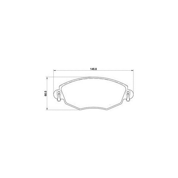 PLAQUETTES AVANT . FORD . -  MONDEO III - .  JAGUAR .  - X-TYPE - X-TYPE ESTATE -