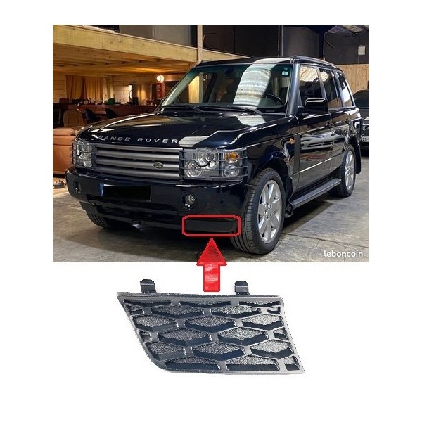 Encadrement, Enjoliveur D'air Pare-Chocs Avant Gauche RANGE ROVER L322 (VOGUE) 2002 - 2009