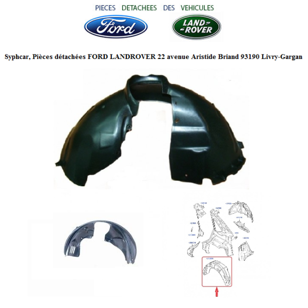 Pare-boue aile avant gauche & droit FORD FOCUS II FOCUS C-MAX