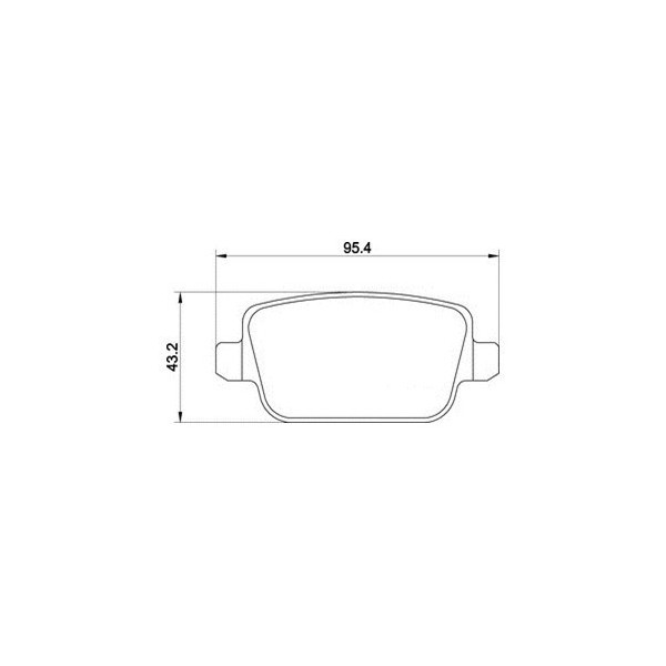 PLAQUETTES ARRIERE  .FORD. FOCUS II - GALAXY - KUGA I - MONDEO IV - S-MAX