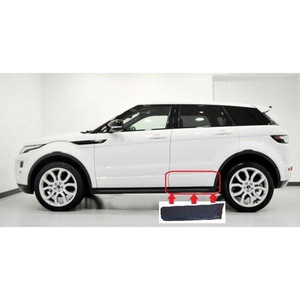 Baguette, Moulure de Porte Arrière Gauche avec Couche de Fond RANGE ROVER EVOQUE (L538) 2011 - 2018