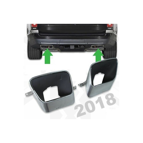 Kit de Sortie D'échappement Gris Aluminium RANGE ROVER (VOGUE) 2018 - 2022