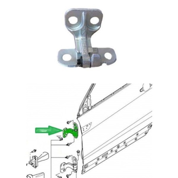 Charnière de Porte Avant Supérieur Gauche RANGE ROVER EVOQUE