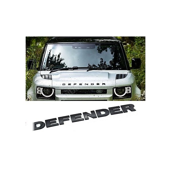 Bande enjoliveur, écriture Noir LAND ROVER DEFENDER