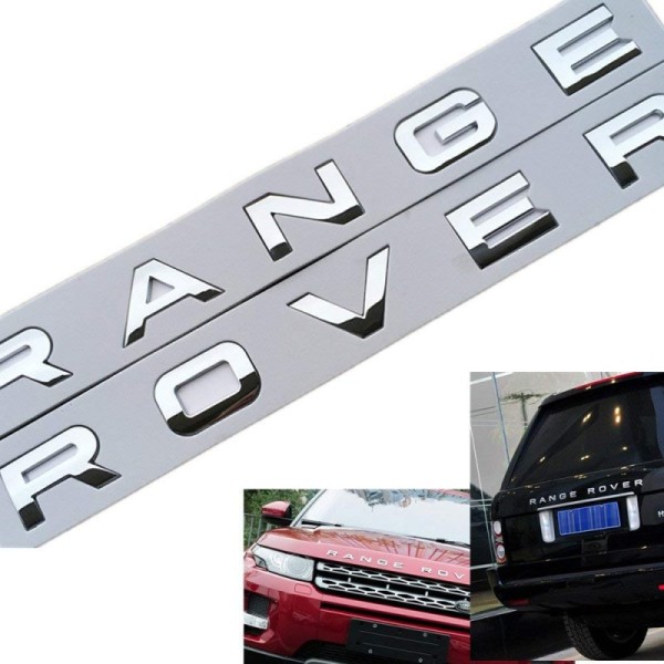 Bande enjoliveur, écriture Chromé RANGE ROVER