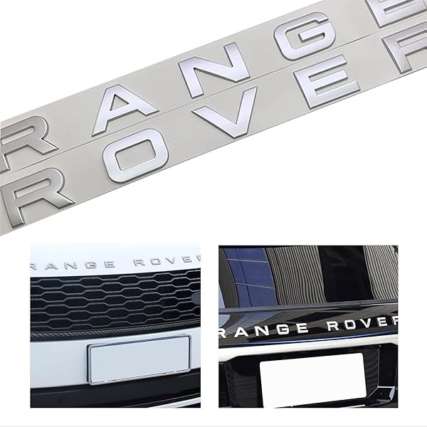 Bande enjoliveur, écriture Gris Mat RANGE ROVER