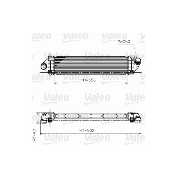 RADIATEUR INTERCOOLER TURBO FORD 1.6 TDCI 1.8 TDCI 2.0 TDCI 2.5 ST