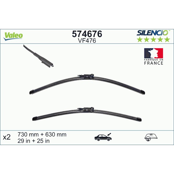 BALAIS ESSUIE GLACE AVANT FORD C-MAX GRAND C-MAX