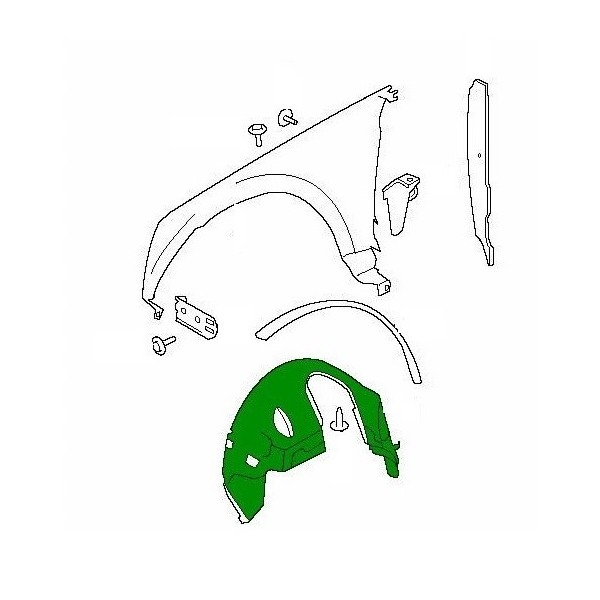 Passage de Roue Avant Droit LAND ROVER FREELANDER 2