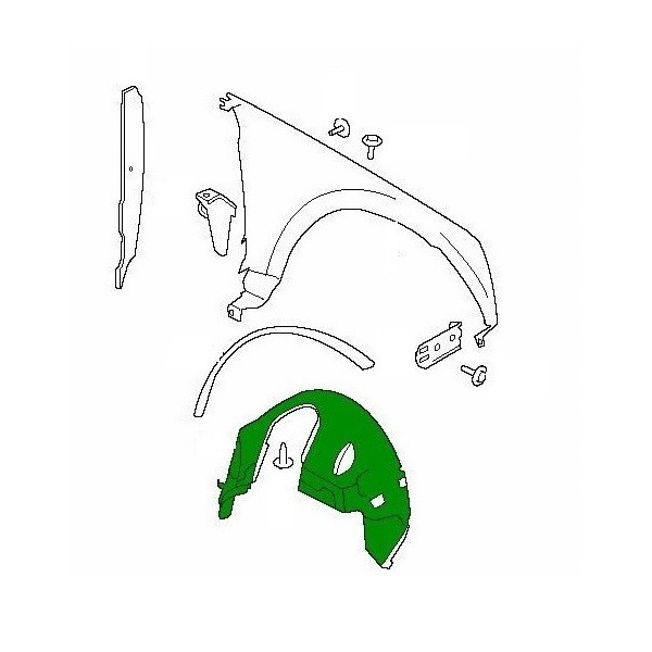 Passage de Roue Avant Gauche LAND ROVER FREELANDER 2