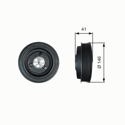 POULIE VILEBREQUIN FORD...