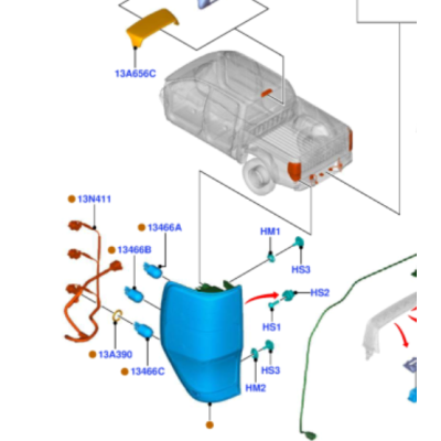 FEU DE STOP AVEC PORTE...