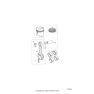 PISTON MOTEUR LAND ROVER