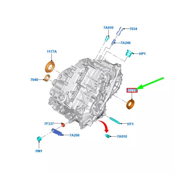 JOINT SPI BAGUE ETANCHEITE BOITE A VITESSE COTE CARDAN FORD MAVERICK C-MAX FOCUS KUGA CONNECT MONDEO S-MAX ECOSPORT