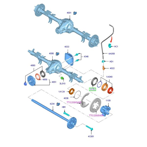JOINT SPI BAGUE ETANCHEITE ESSIEU ARRIERE AXE DE ROUES FORD TRANSIT v362 v363 RWD AWD