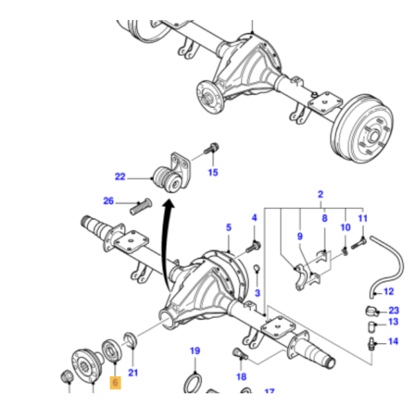 JOINT SPI BAGUE ETANCHEITE ESSIEU ARRIERE DIFFERENTIEL ENTREE FORD TRANSIT  V184-TURBO V185
