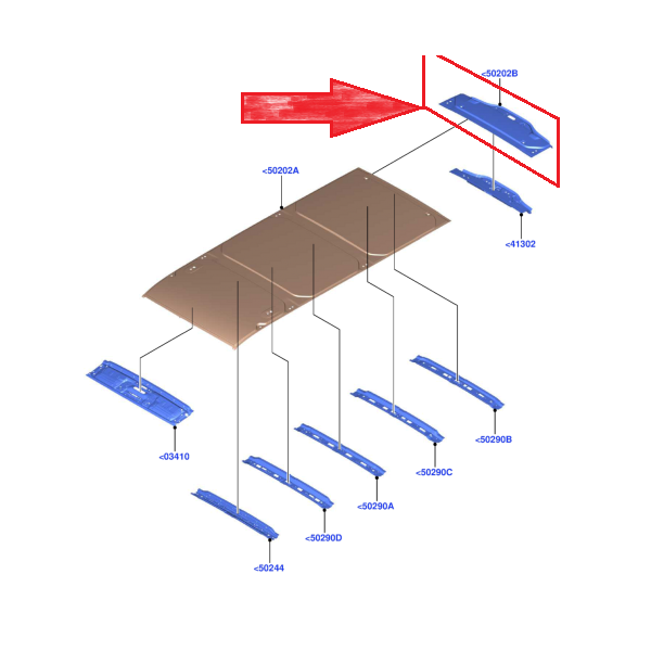 PAVILLON FORD TRANSIT CUSTOM