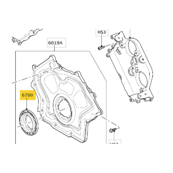 JOINT SPI BAGUE ETANCHEITE VILEBREQUIN COTE FRONTAL AVANT LAND ROVER  SCV6 4x4 5.0 SCV8 4x4