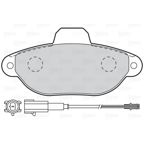 PLAQUETTES DE FREIN AVANT FIAT 500 FORD KA 1.2 i