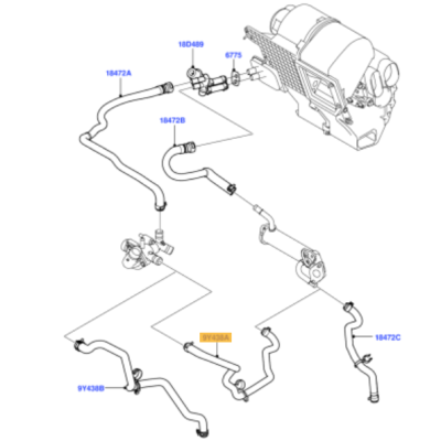 DURITE DE CHAUFFAGE FORD...