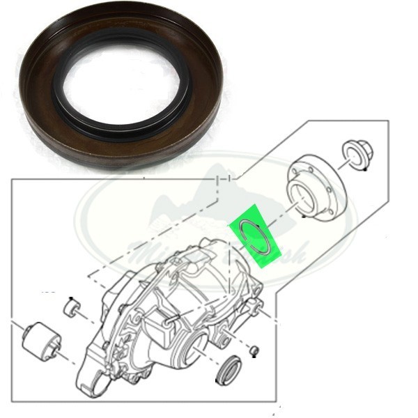 JOINT SPI BAGUE ETANCHEITE DIFFERENTIEL PONT AVANT LAND ROVER DISCOVERY  RANGE ROVER SPORT