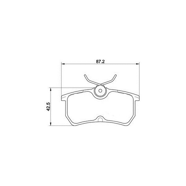 PLAQUETTES DE FREIN ESSIEU ARRIERE FORD FIESTA Mk5 Mk6 FOCUS Mk1 FORD PUMA