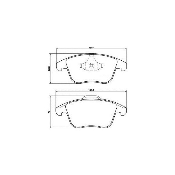 PLAQUETTES DE FREIN AVANT LAND ROVER EVOQUE L538 FREELANDER 2 L359 FORD S-MAX GALAXY MONDEO Mk4
