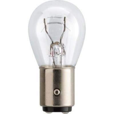 AMPOULE TRANSPARENTE 02 PLOMBS DE FEU DE STOP ET CLIGNOTANT 12V 21/5W - vignette 2