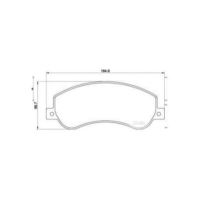 PLAQUETTE DE FREIN AVANT FORD TRANSIT Mk6-VOLKSWAGEN AMAROK
