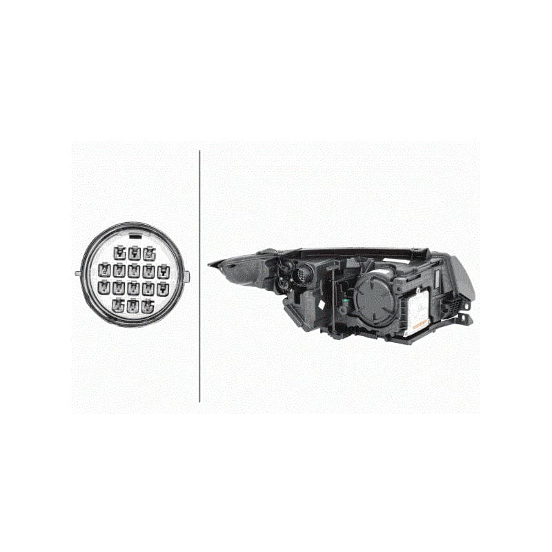 Projecteur Avant Gauche LED avec Phare au XENON Adaptatifs RANGE ROVER EVOQUE - vignette 2