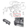 Clignotant sur Rétroviseur Verre Clair Droit RANGE ROVER EVOQUE DISCOVERY SPORT VELAR