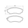 PLAQUETTES AVANT FORD RANGER Mk2 4x4 MAZDA BT-50 4x4
