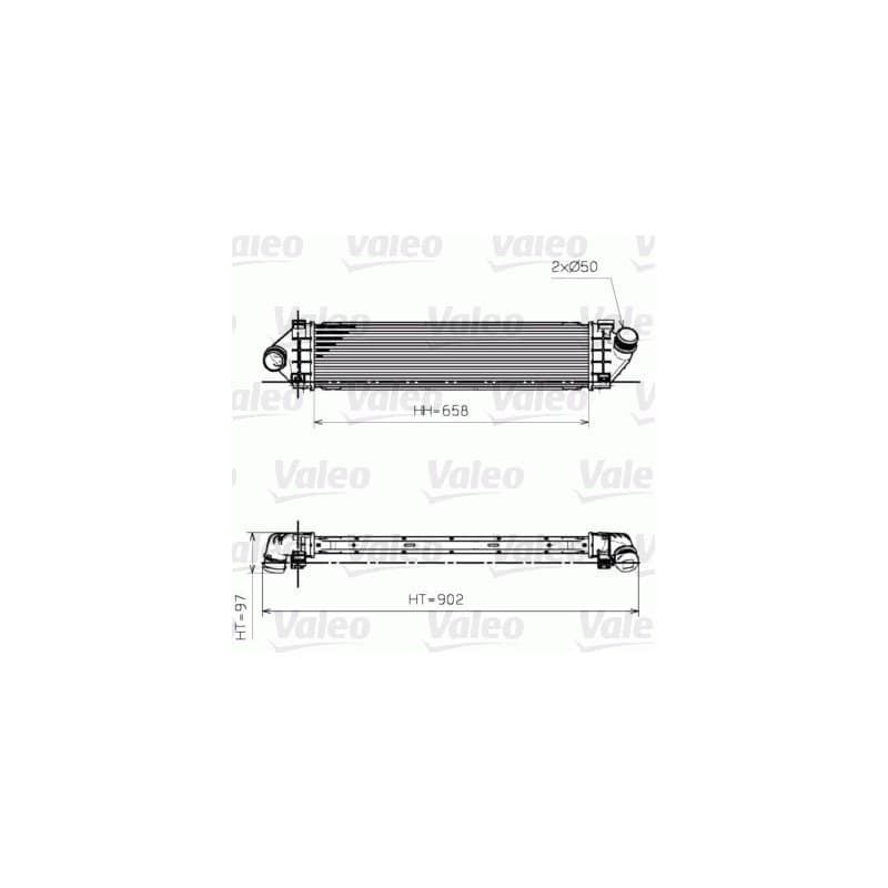 RADIATEUR INTERCOOLER TURBO FORD 1.6 TDCI 1.8 TDCI 2.0 TDCI 2.5 ST VOLVO