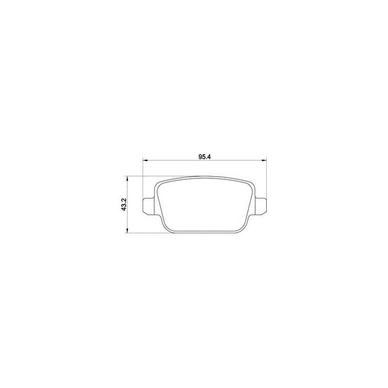PLAQUETTES ARRIERE  .FORD. FOCUS II - GALAXY - KUGA I - MONDEO IV - S-MAX