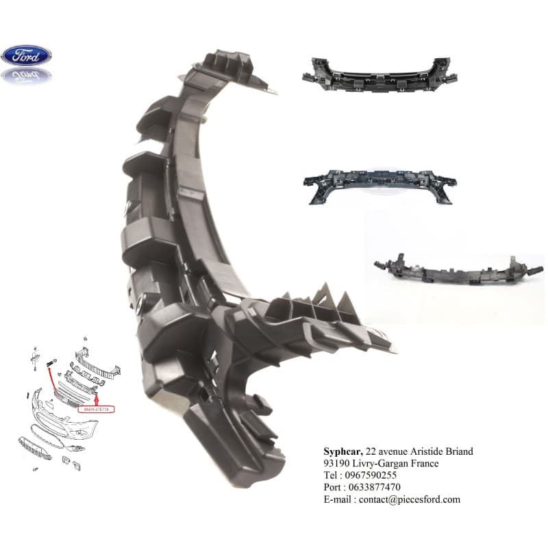 RENFORT SUPPORT PARE CHOC AVANT FORD FOCUS Mk2 - vignette 2