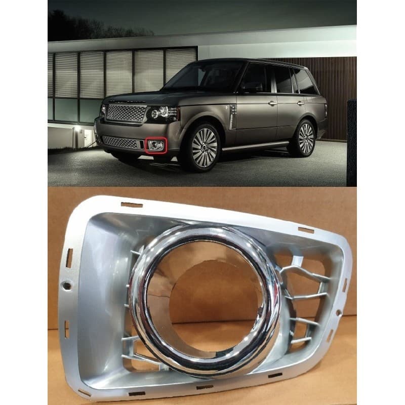 Enjoliveur Antibrouillard Avant Gauche Chromé RANGE ROVER (L322 ) - vignette 1