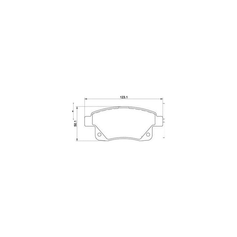 PLAQUETTE DE FREIN ARRIERE FORD TRANSIT Mk6  V347  V348
