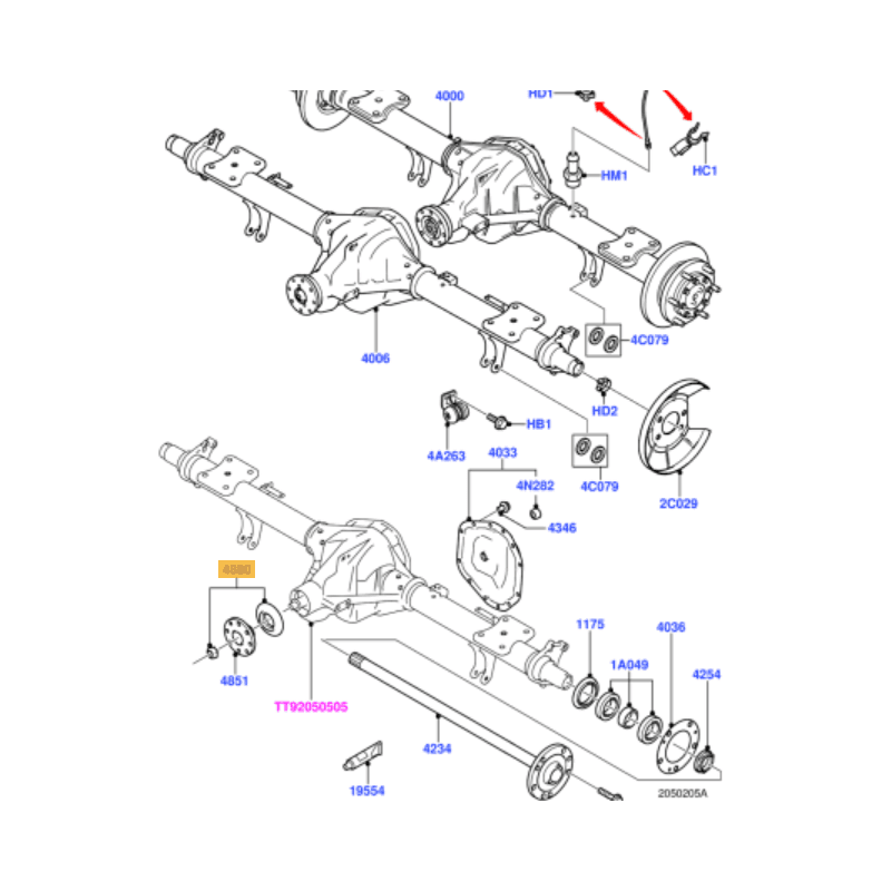 JOINT SPI BAGUE ETANCHEITE PONT ESSIEU DIFFERENTIEL ARIERRE FORD TRANSIT V347 V348 - vignette 2