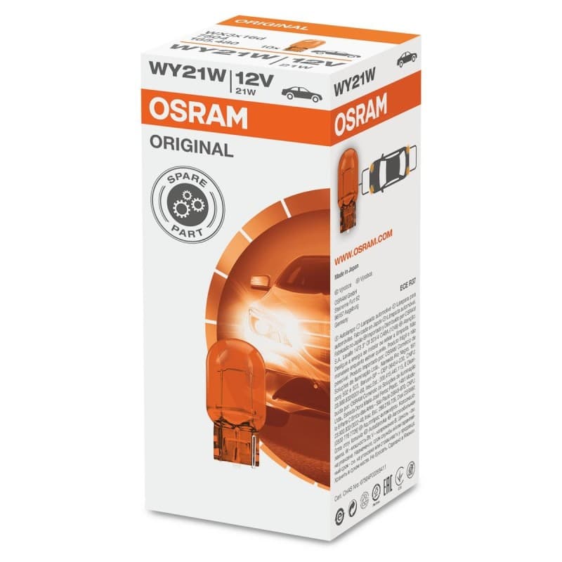 AMPOULE ORANGE DE CLIGNOTANT  WY21W - vignette 2