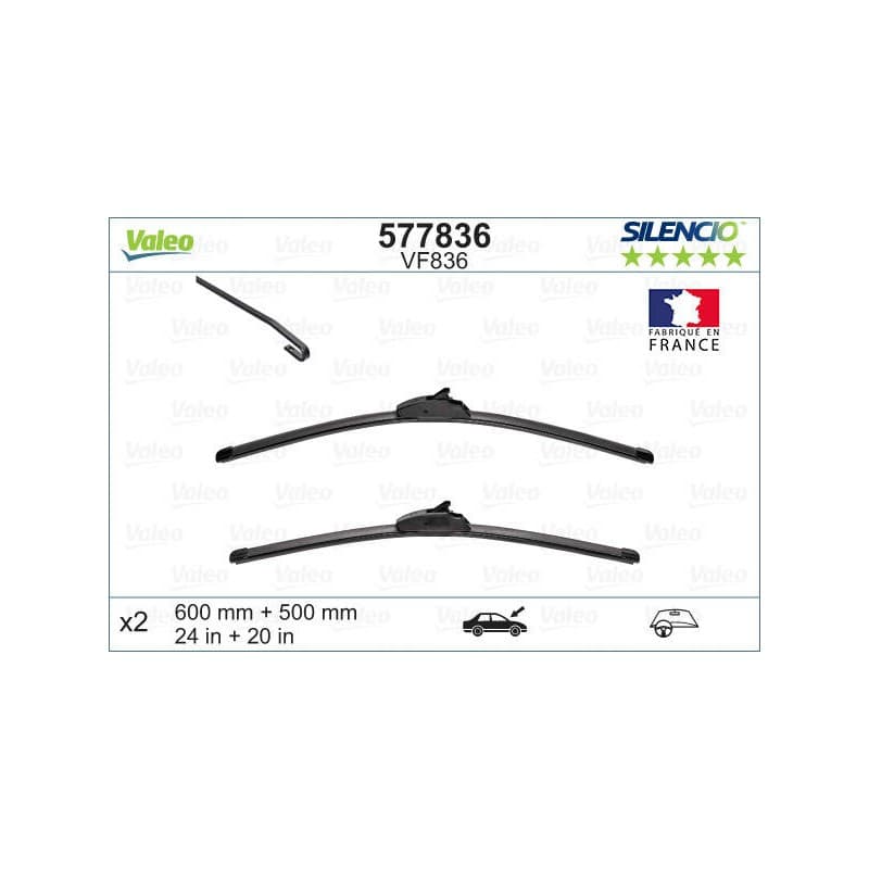 BALAI D'ESSUIE GLACE AVANT RANGE ROVER (L405) RANGE ROVER SPORT II (L494)