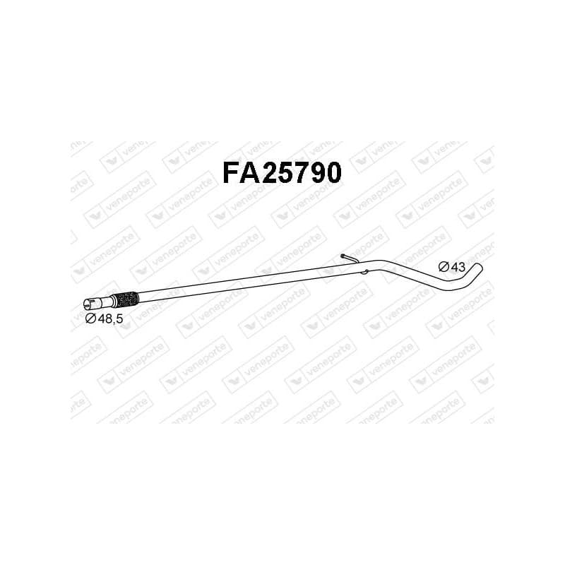 TUYAU TRESSE ECHAPPEMENT TUBE BM CATALYSTS FIAT 500