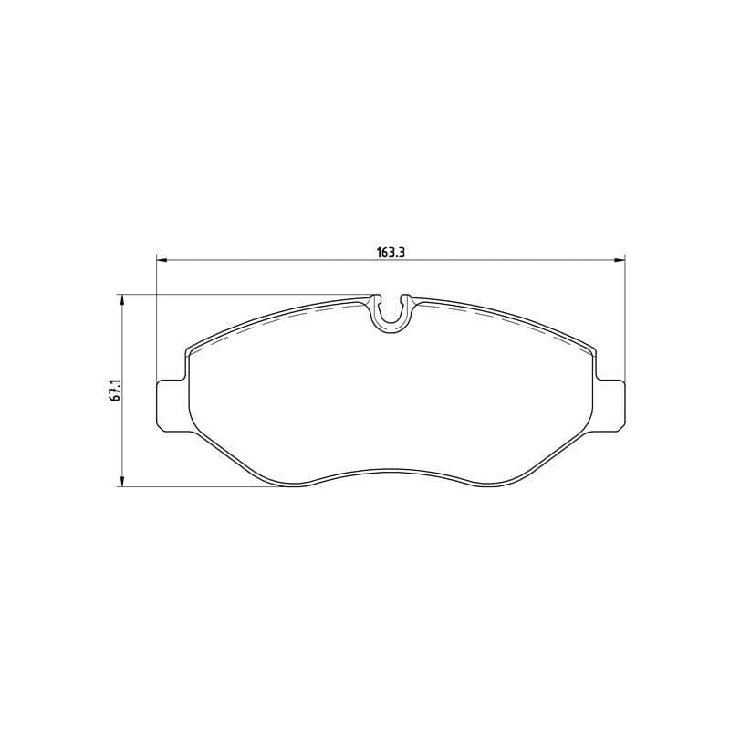 PLAQUETTES DE FREIN AVANT MERCEDES-BENZ VITO SPRINTER EQV VOLKSWAGEN CRAFTER - vignette 2