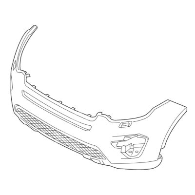 PARE-CHOC AVANT SANS CAPTEUR SANS CAMERA LAND ROVER DISCOVERY SPORT (L550)