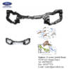 FACE AVANT SUPERIEURE , SUPPORT RADIATEUR MOTEUR FORD FOCUS FORD C-MAX