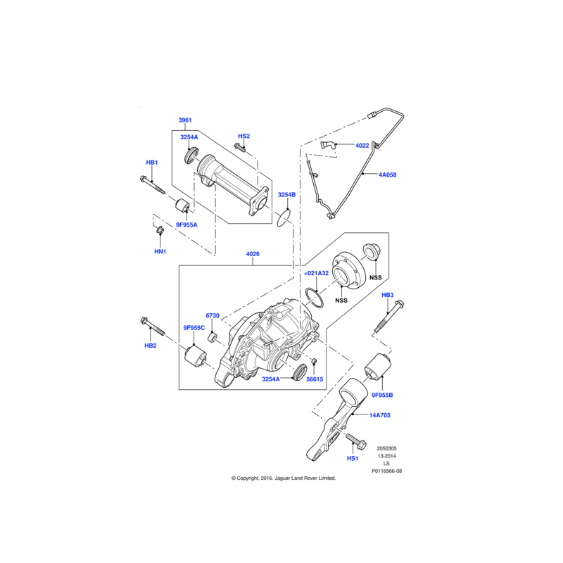 JOINT SPI BAGUE ETANCHEITE DIFFERENTIEL PONT AVANT LAND ROVER DISCOVERY  RANGE ROVER SPORT - vignette 2