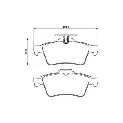 PLAQUETTES DE FREIN ARRIERE FORD CONNECT FOCUS KUGA JAGUAR