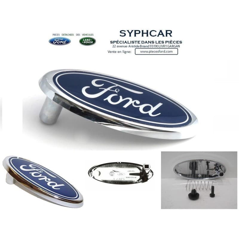 EMBLEME LOGO SUPPORT OUVERTURE DE CAPOT FORD FOCUS KUGA C-MAX CONNECT TOURNEO
