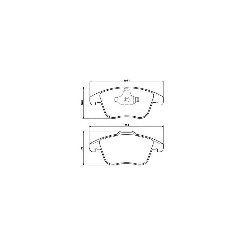 PLAQUETTES DE FREIN AVANT LAND ROVER EVOQUE L538 FREELANDER 2 L359 FORD S-MAX GALAXY MONDEO Mk4